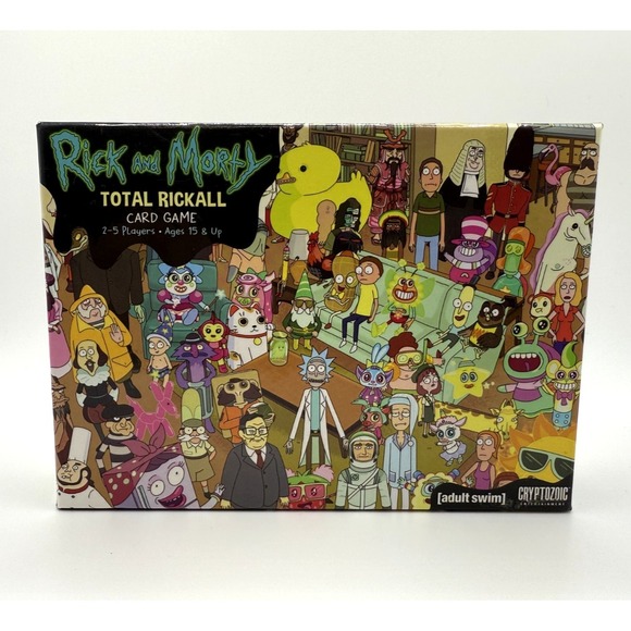 Cryptozoic Entertainment Other - Rick‎ and Morty Total Rickall Card Game (Adult Swim) Open Box